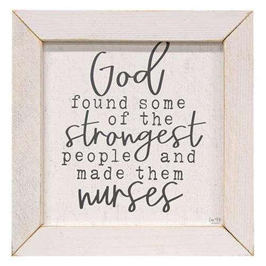 God Made Nurses Print - The Fox Decor
